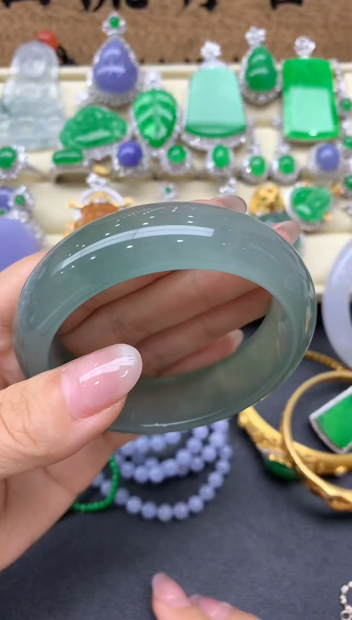 【闪购商品】翡翠手镯未镶嵌448-中国好珍宝