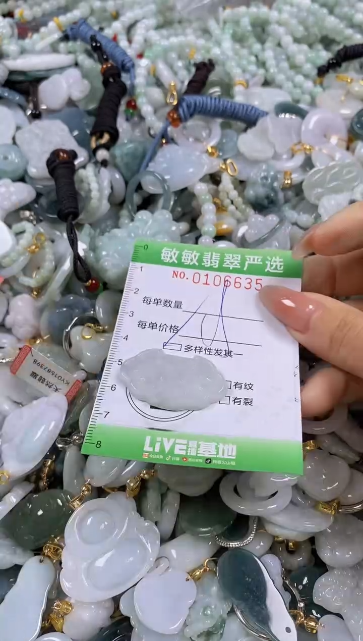 【闪购商品】翡翠颈饰未镶嵌闪购0106635多样性发其一