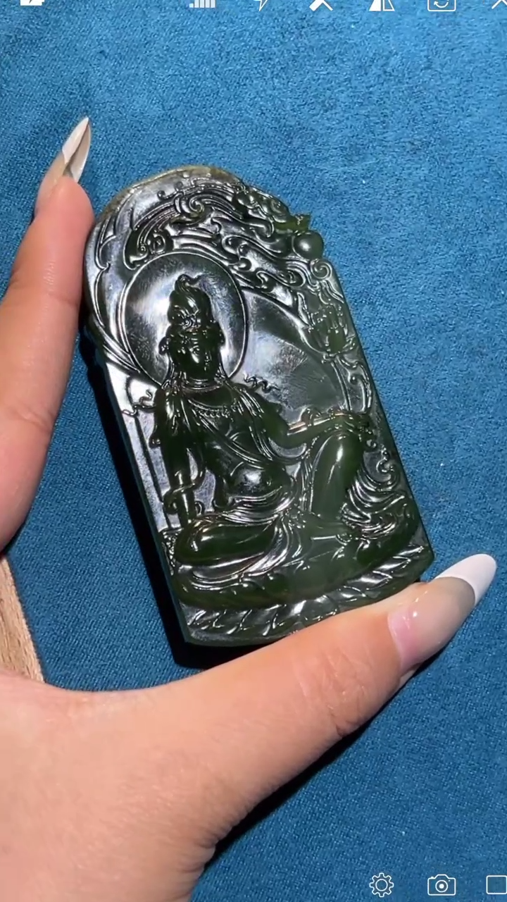 【闪购商品】和田玉XY未镶嵌御龙观音