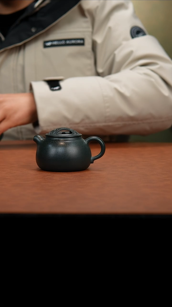 茶壶紫砂紫砂壶微瑕柴烧民国绿牛盖