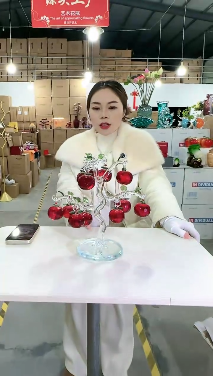 【闪购商品】无铅玻璃悠悠HB-花器-63早