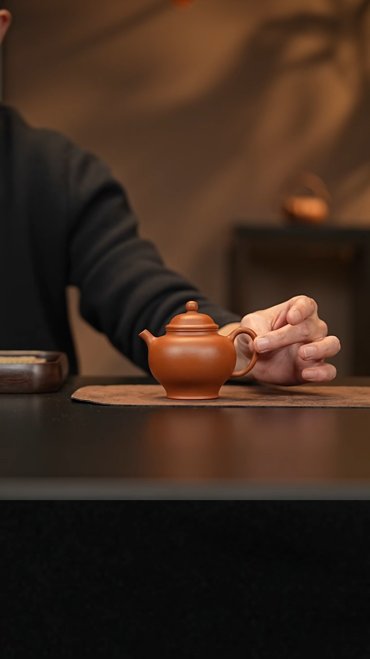 【闪购商品】紫砂茶壶允禾斋wls 朱泥 高掇只 150cc