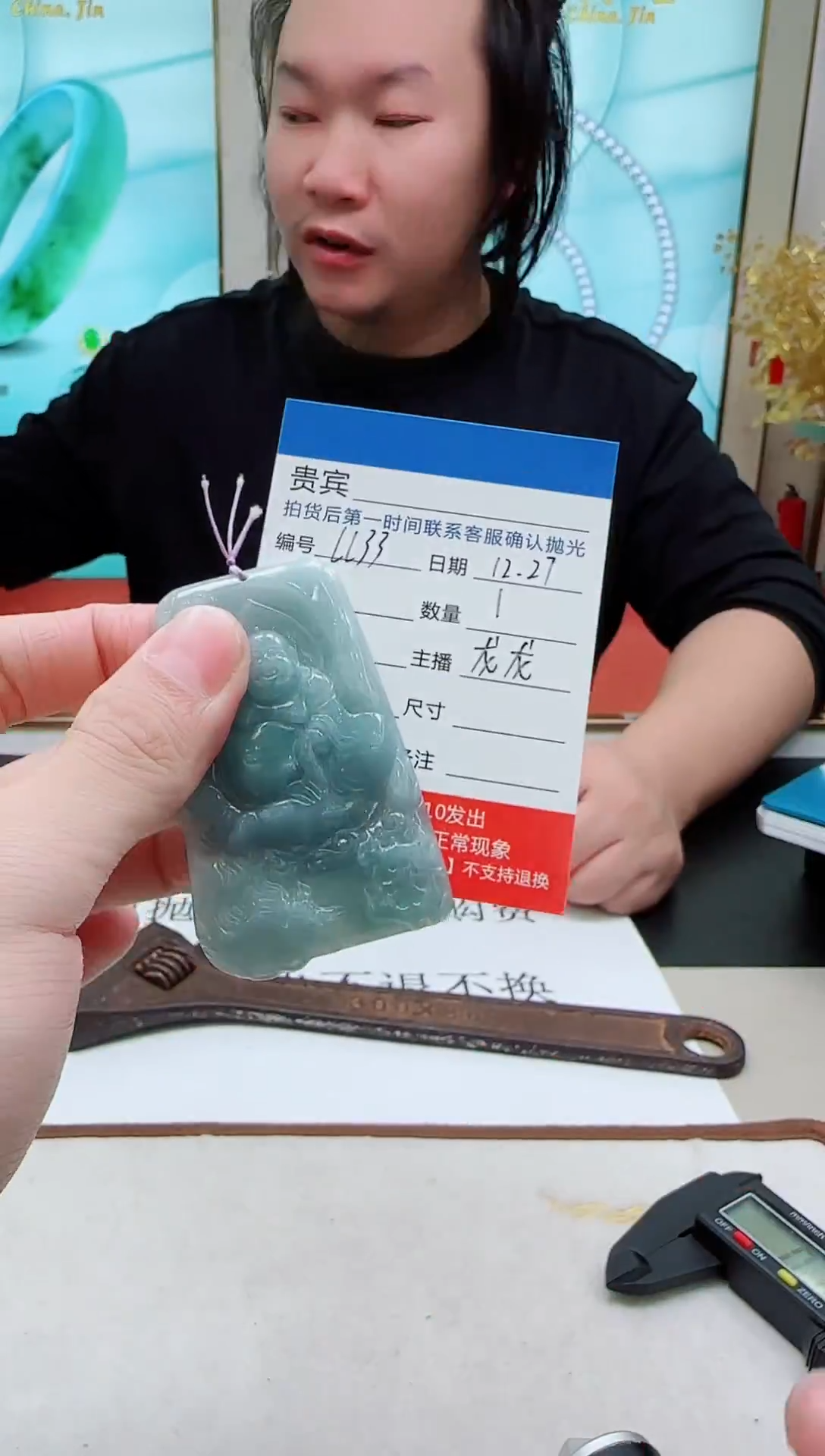 未镶嵌定制翡翠LL33翡翠吊坠-多样性发其一