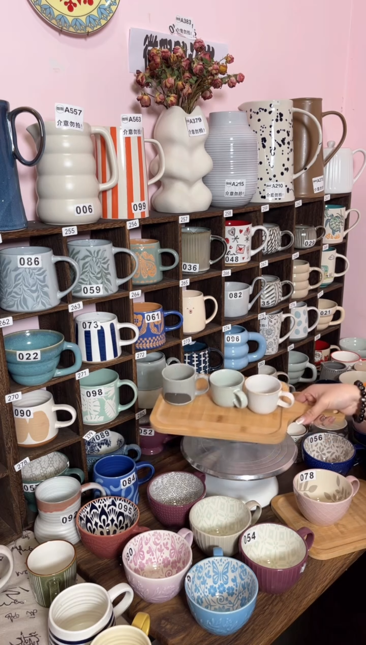 【闪购商品】陶瓷无盖款三个小小杯