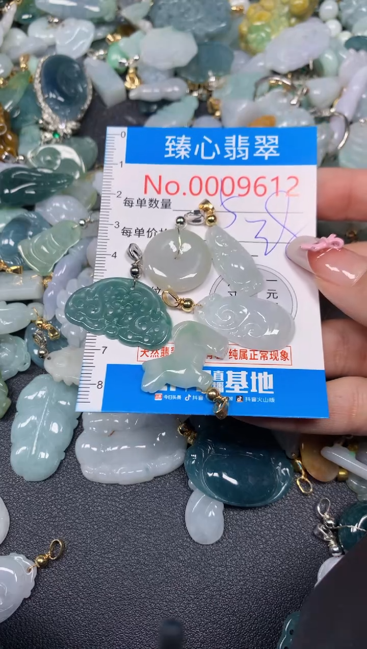 【闪购商品】翡翠颈饰未镶嵌含绳0009612