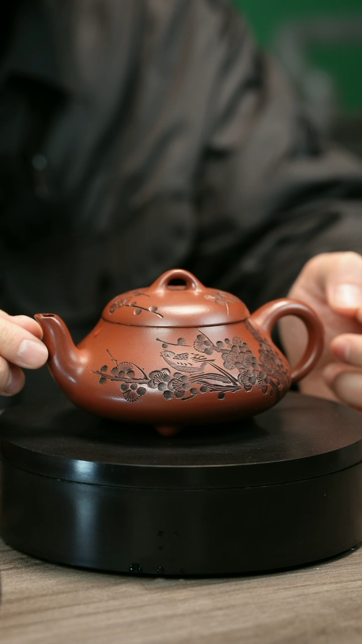 茶壶紫砂大*H2208李小琴山景汉堂石瓢