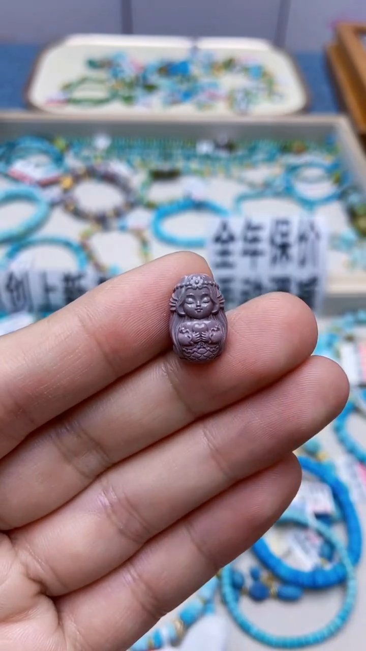 未镶嵌绿松石挂件156