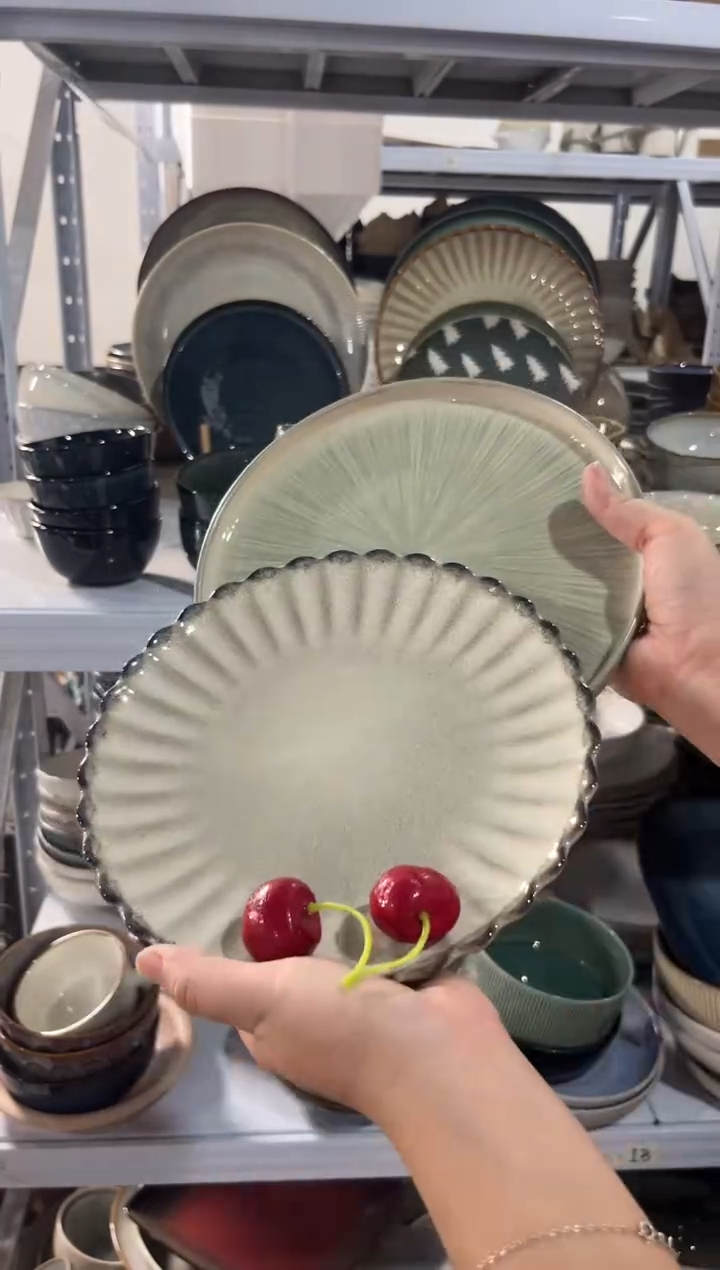 陶瓷外贸尾货瑕疵满20包邮X2 小盘组合