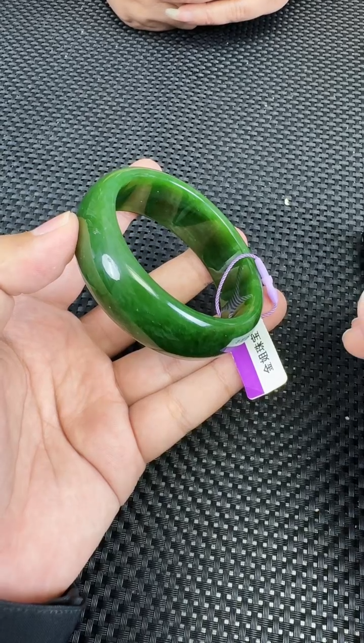 【闪购商品】和田玉（碧玉）手镯未镶嵌约60MM