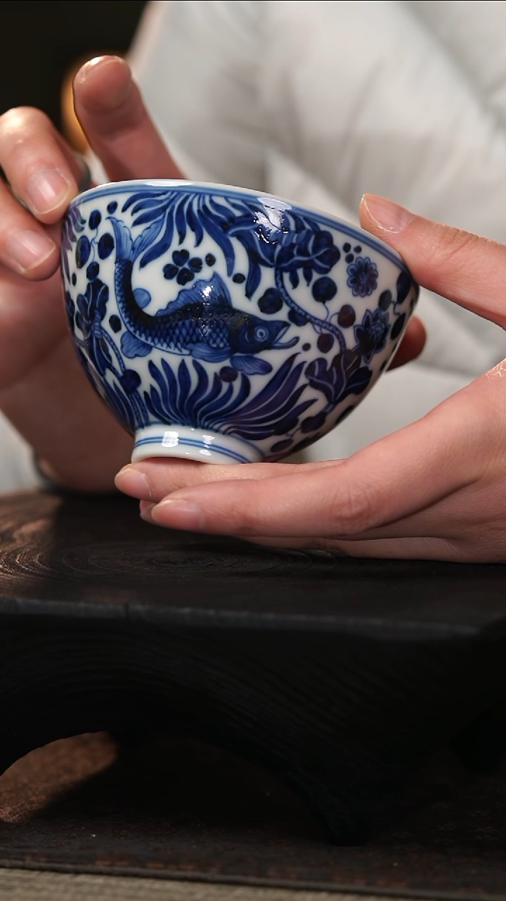 【闪购商品】善见堂 苏麻离青柴窑杯