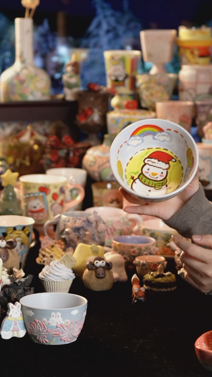 其他陶景德镇釉下彩手绘设计师款陶瓷