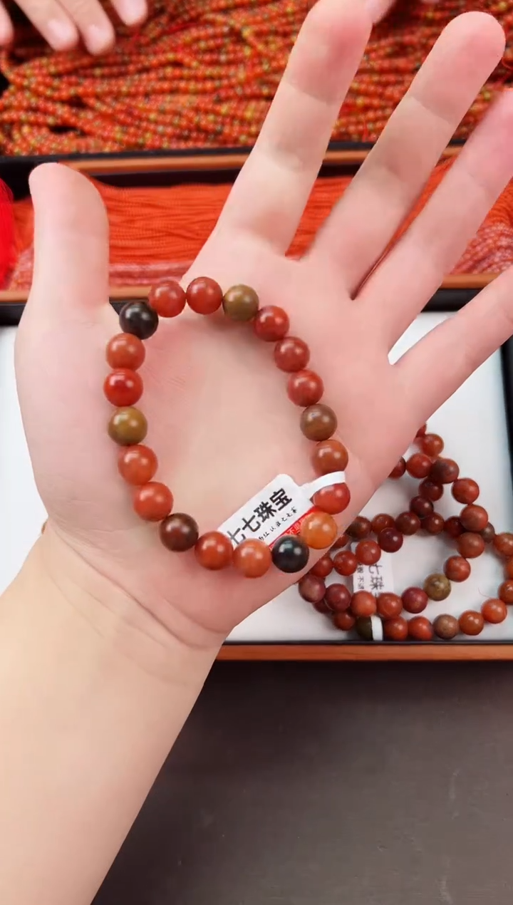 【闪购商品】南红玛瑙手串未镶嵌云南昭通巧家包浆 卡9+