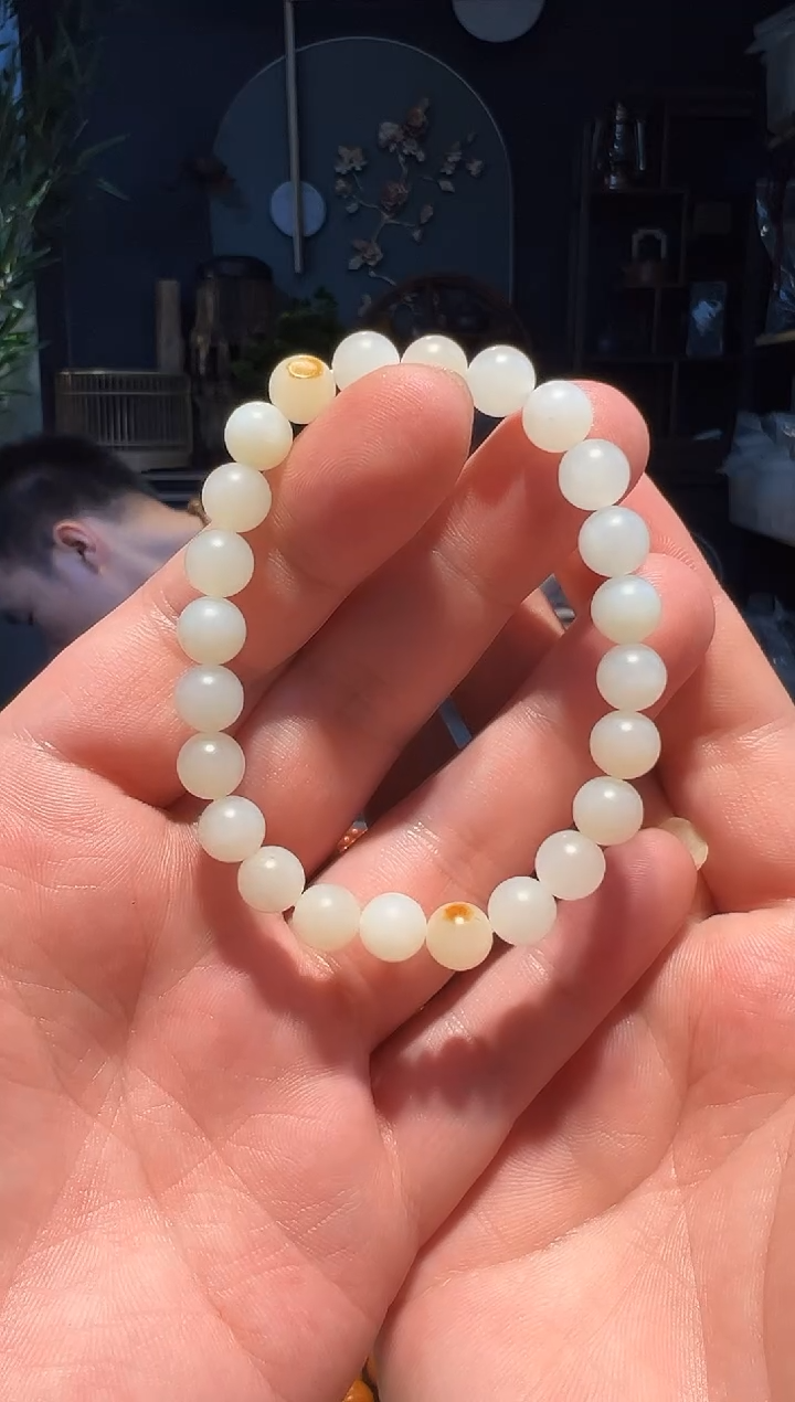 【闪购商品】和田玉手串未镶嵌8+
