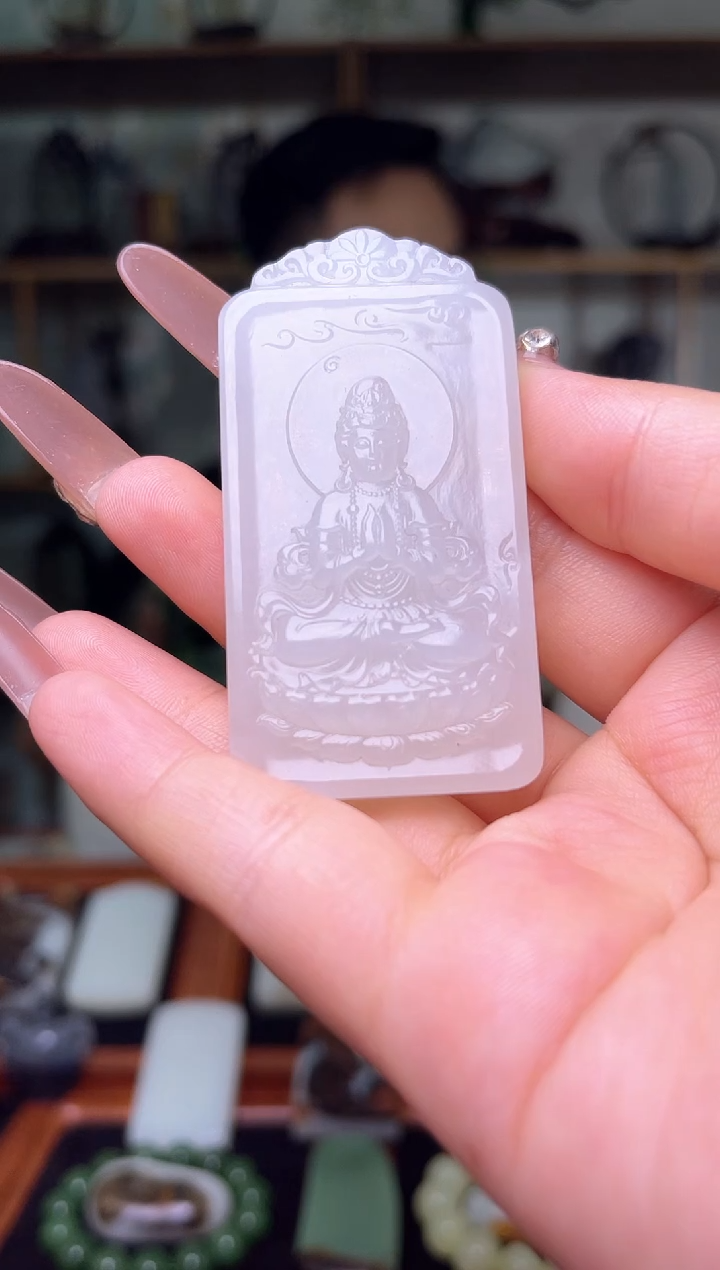 和田玉未镶嵌挂件84