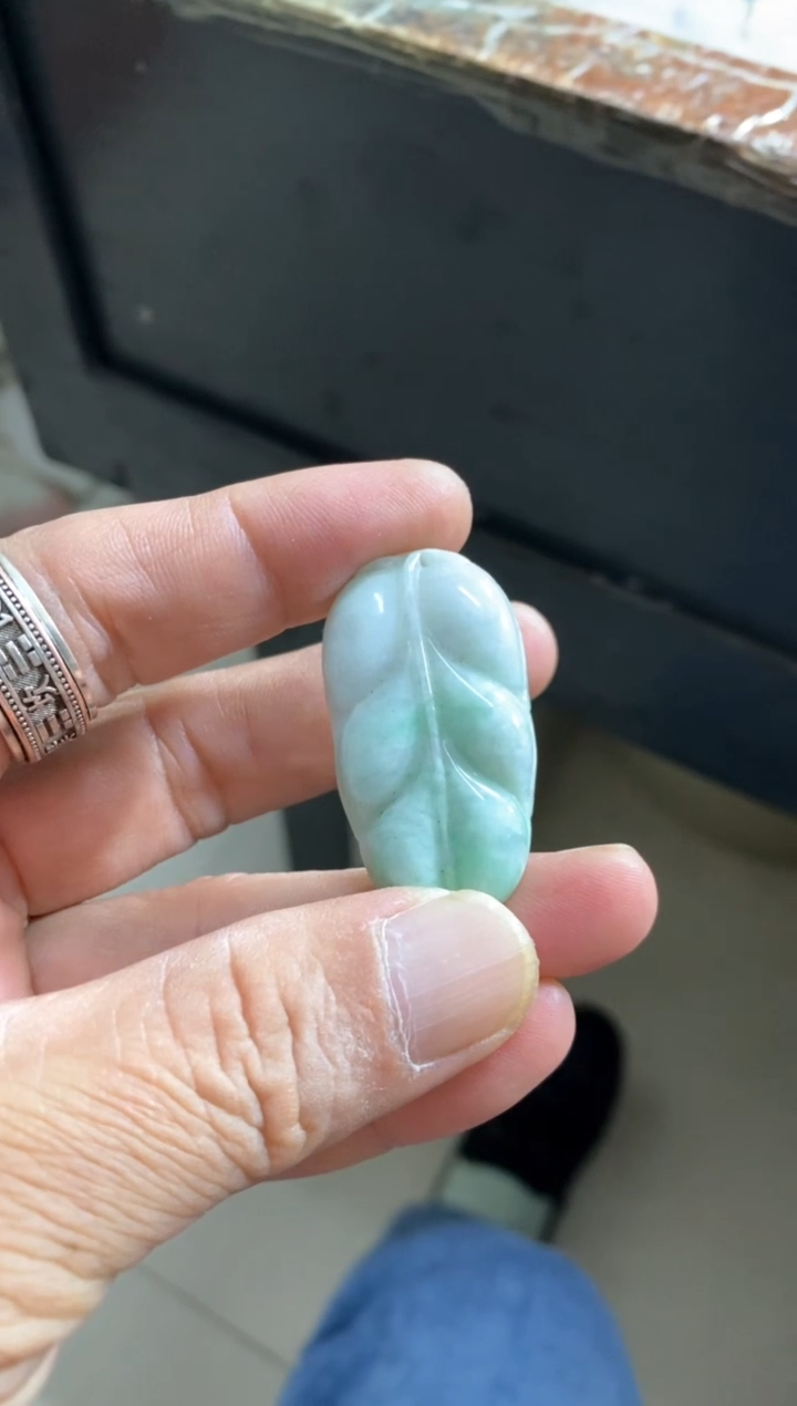 未镶嵌挂件翡翠家**兽叶子
