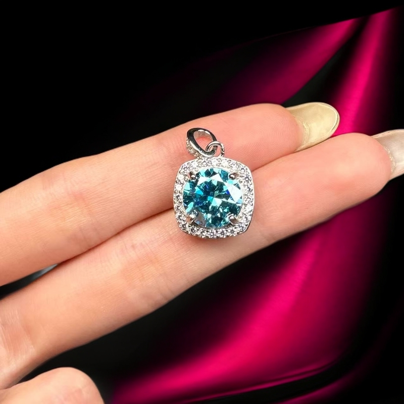 如懿矿区高订368-典藏D色FL精切版925银吊坠