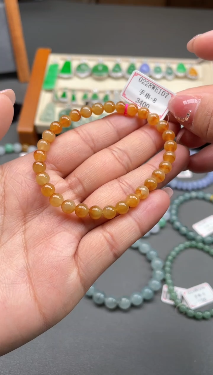 【闪购商品】翡翠手串未镶嵌0228WE107