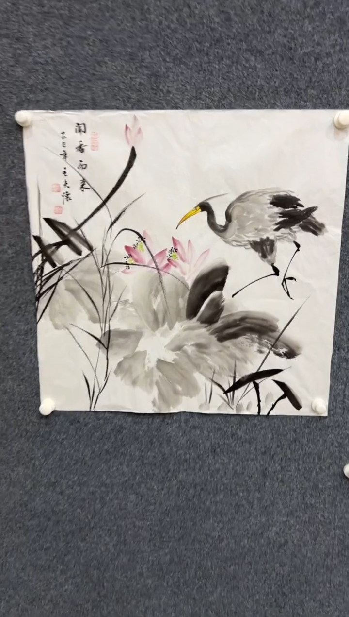 【闪购商品】国画2.9-王夫怀-四尺对开-011