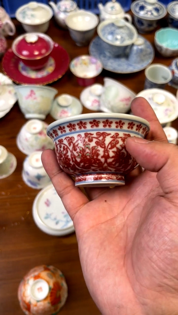 景德镇纯手绘陶瓷茶具