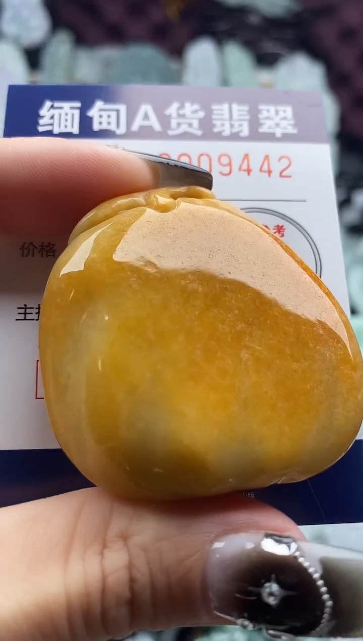 翡翠未镶嵌吊坠(不含链)1