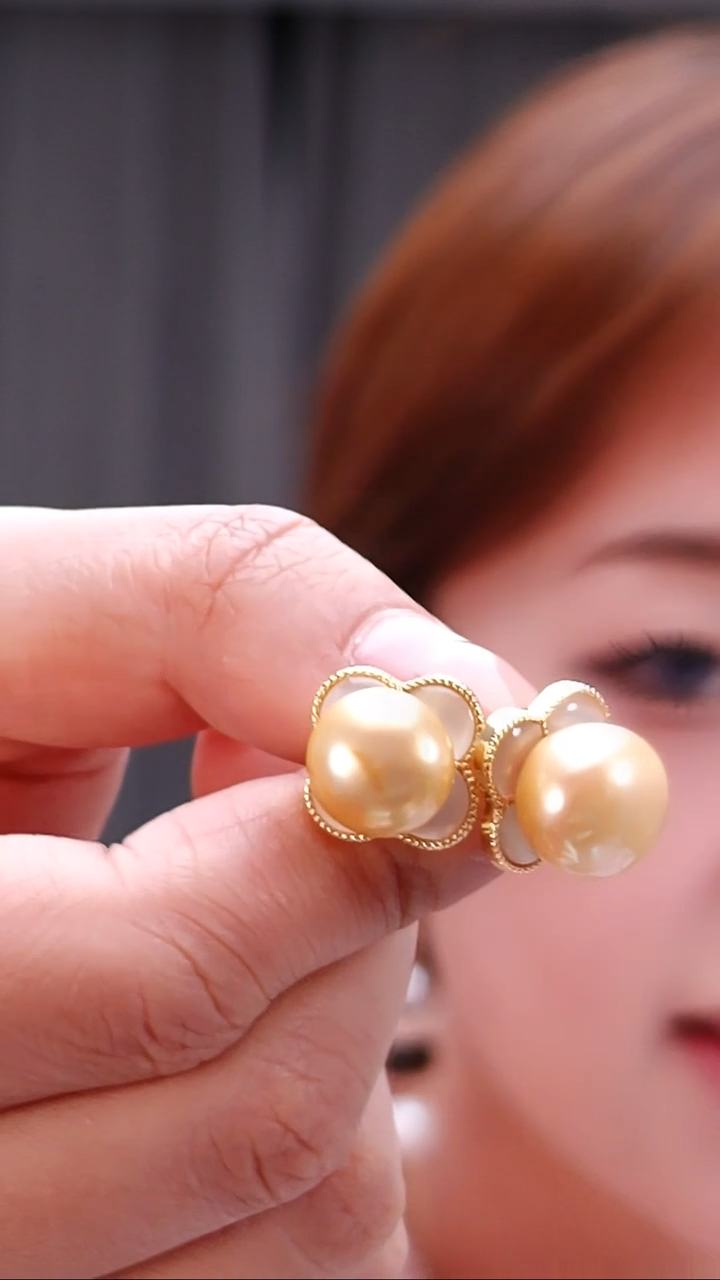 颈饰未镶嵌淡水珍珠23110耳钉