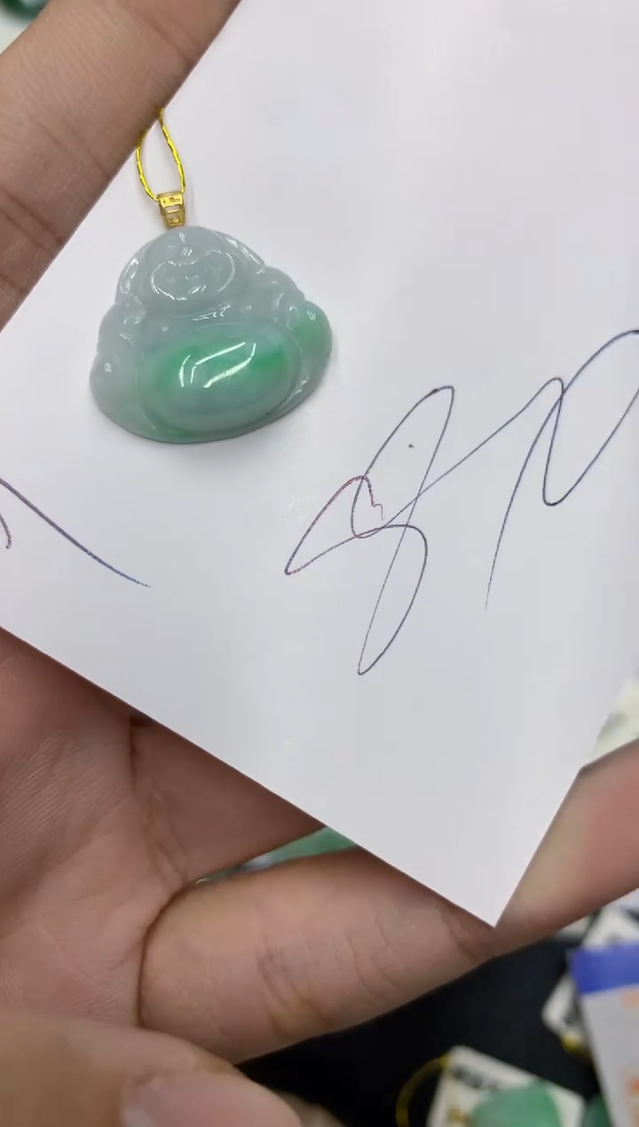 【闪购商品】翡翠颈饰18K金镶嵌号链接111111