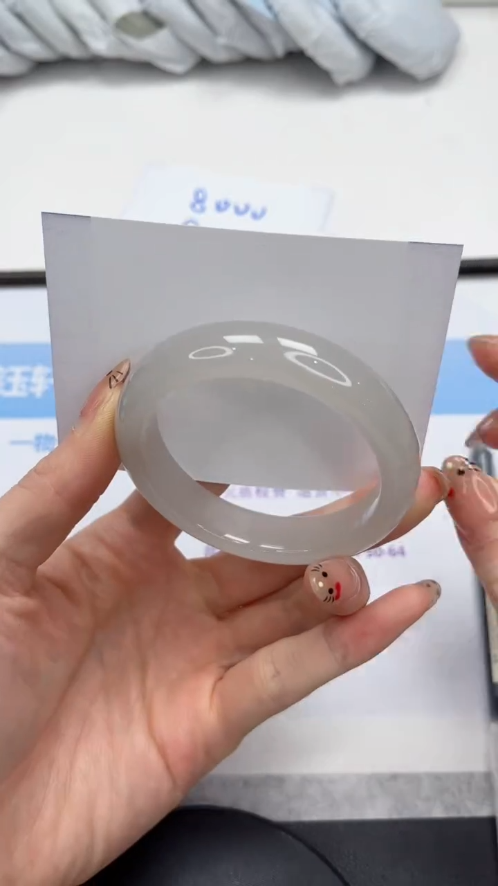 未镶嵌手镯石英质玉100-54.2