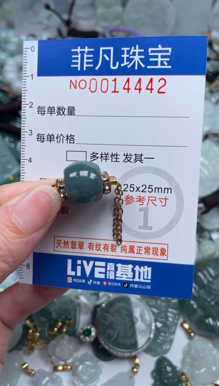 颈饰未镶嵌翡翠14442