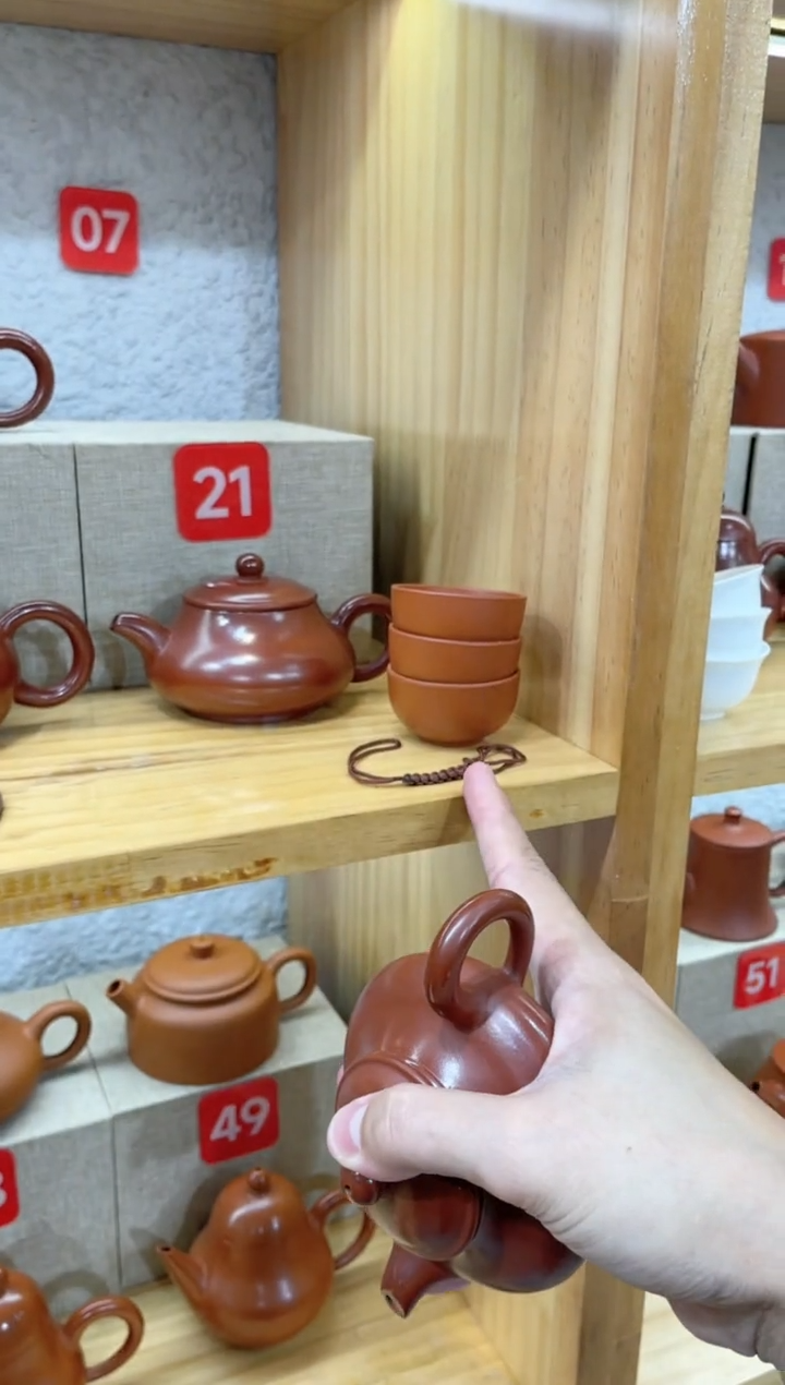 茶壶紫砂家****者120毫升虚扁浮力款···全品一套