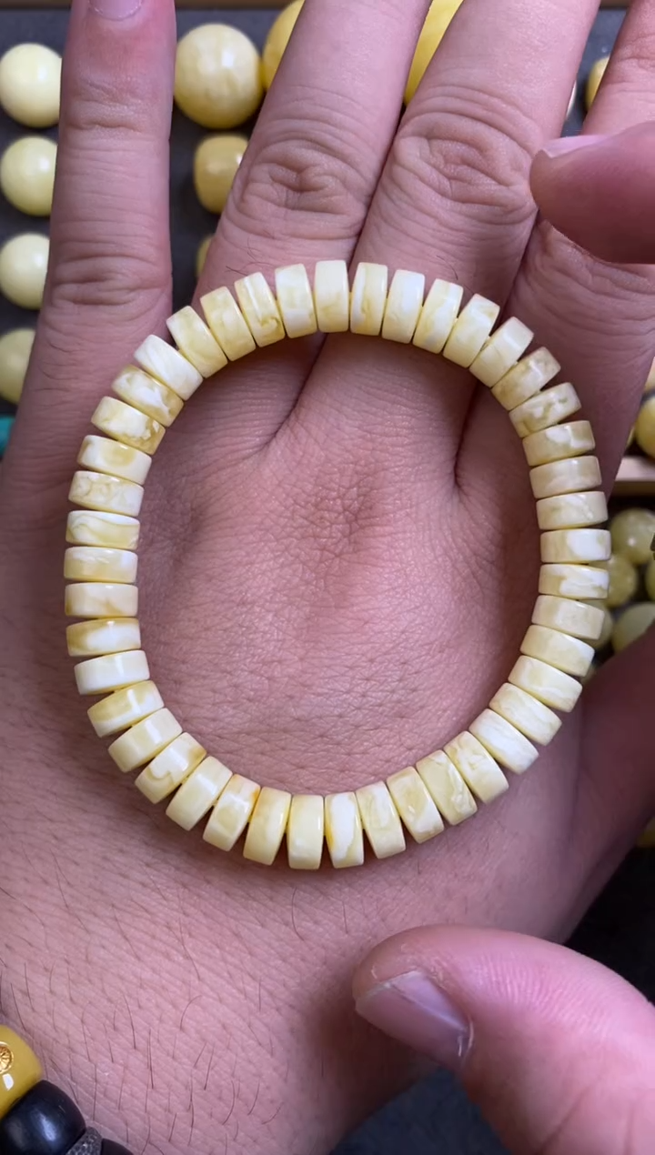 蜜蜡未镶嵌珠宝奇石8mm药片