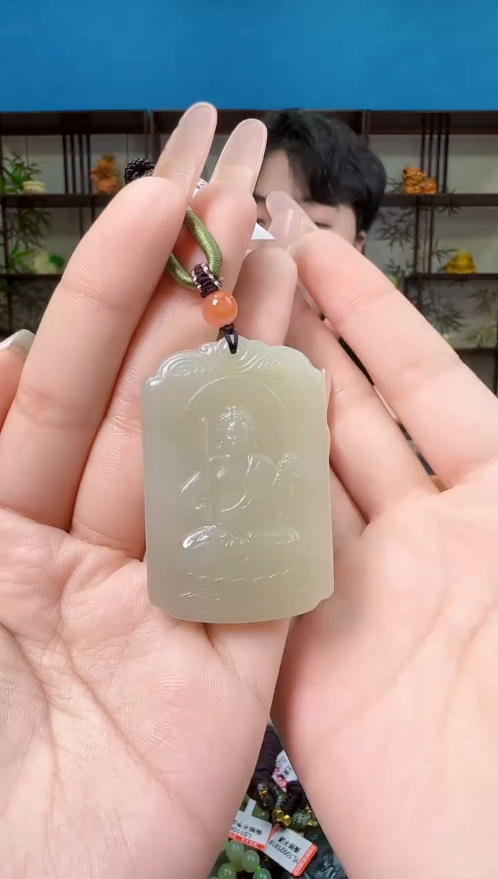 颈饰未镶嵌和田玉钓*佬多样性发一