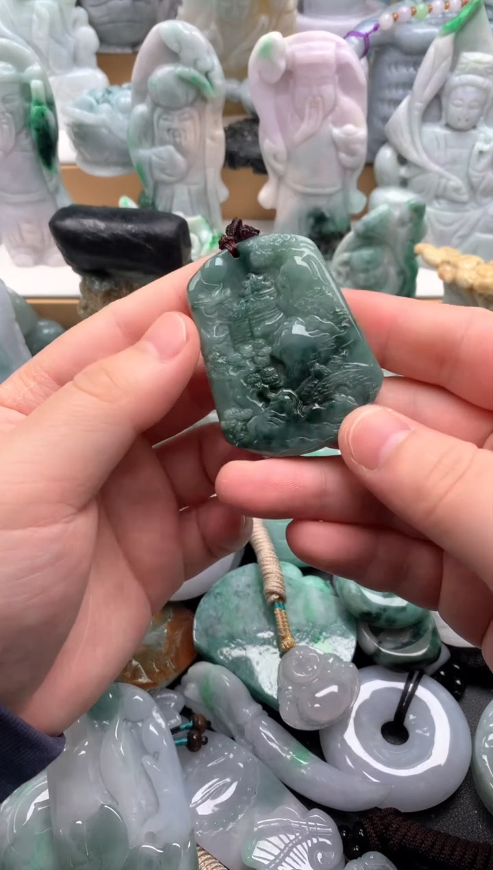 吊坠(不含链)未镶嵌翡翠1