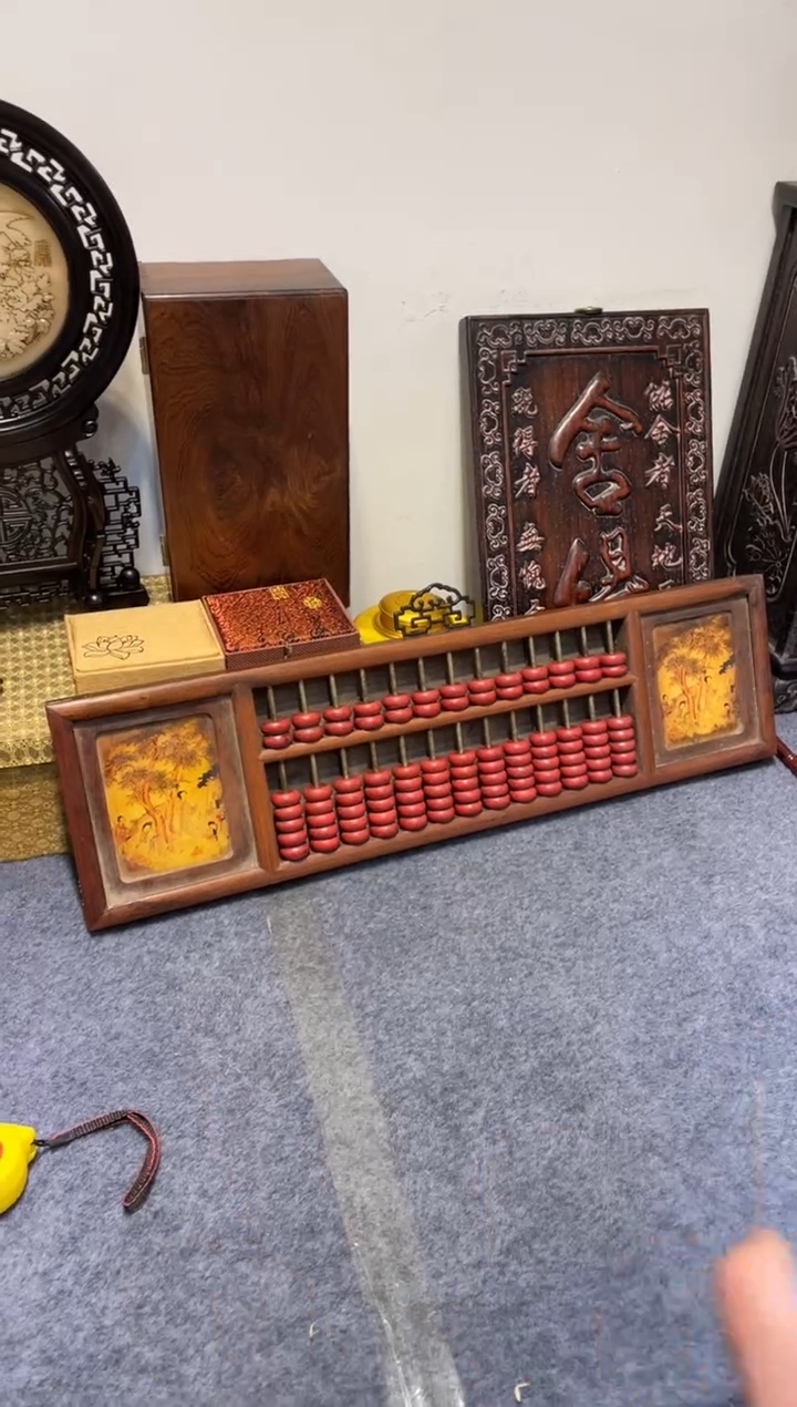 【闪购商品】贡木木雕11111111111 大算盘