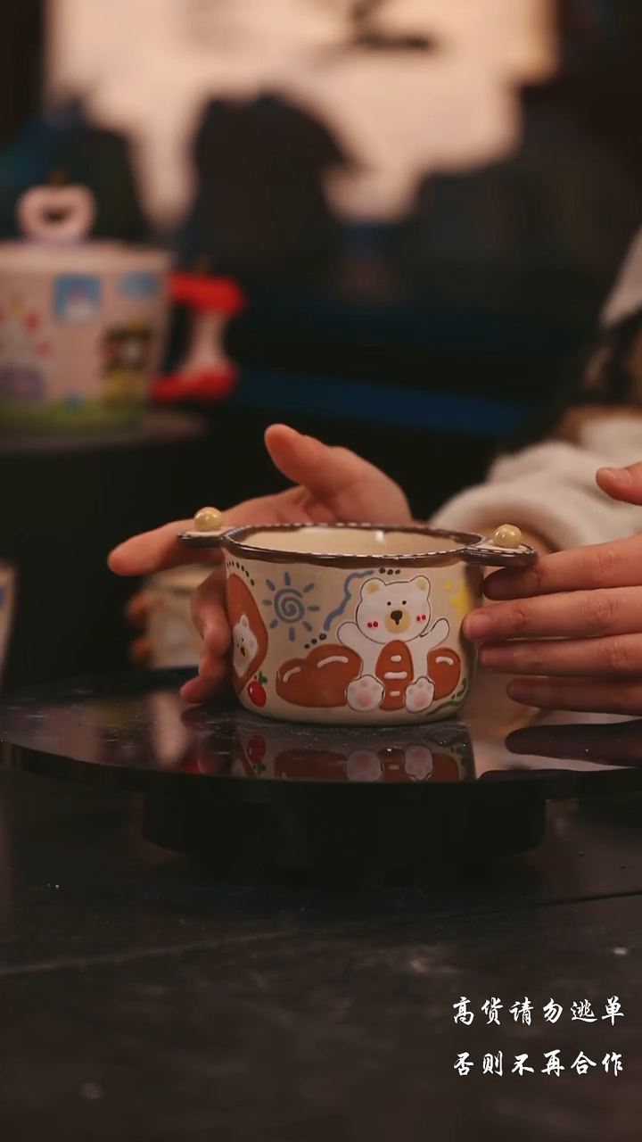 陶瓷景德镇可爱设计师款陶瓷 