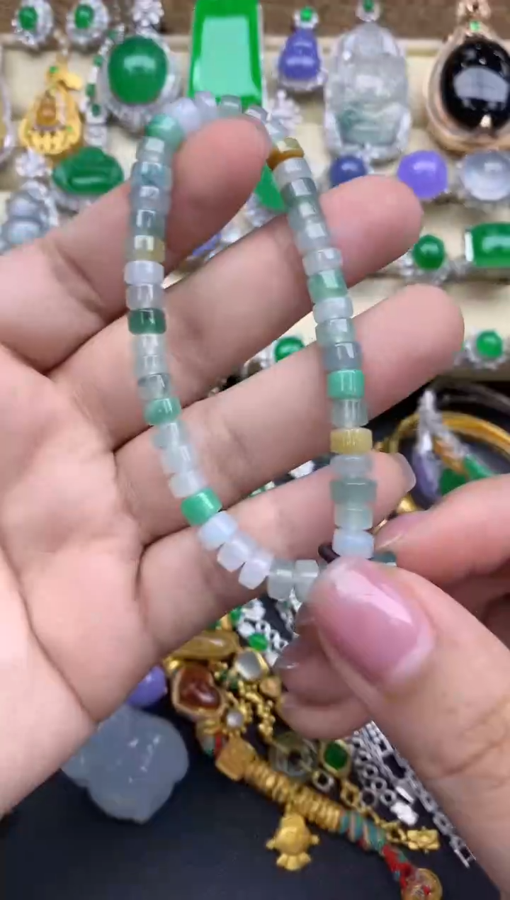 【闪购商品】翡翠手串未镶嵌57-中国好珍宝