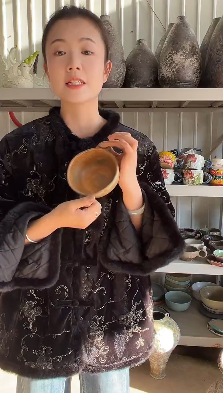 陶瓷 重工双耳碗