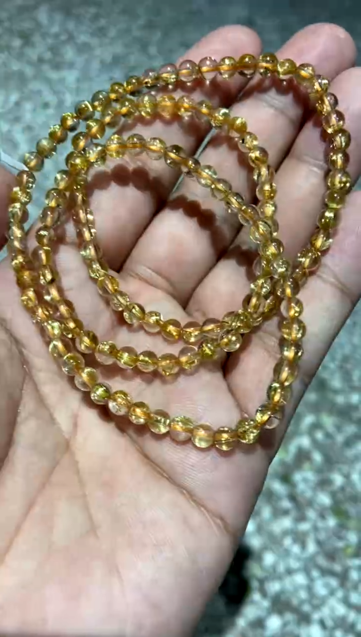 【闪购商品】水晶354-未镶嵌钛金透体三圈4mm+