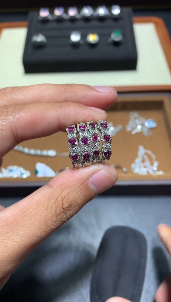 未镶嵌戒指石榴石G16【多样性发其一】