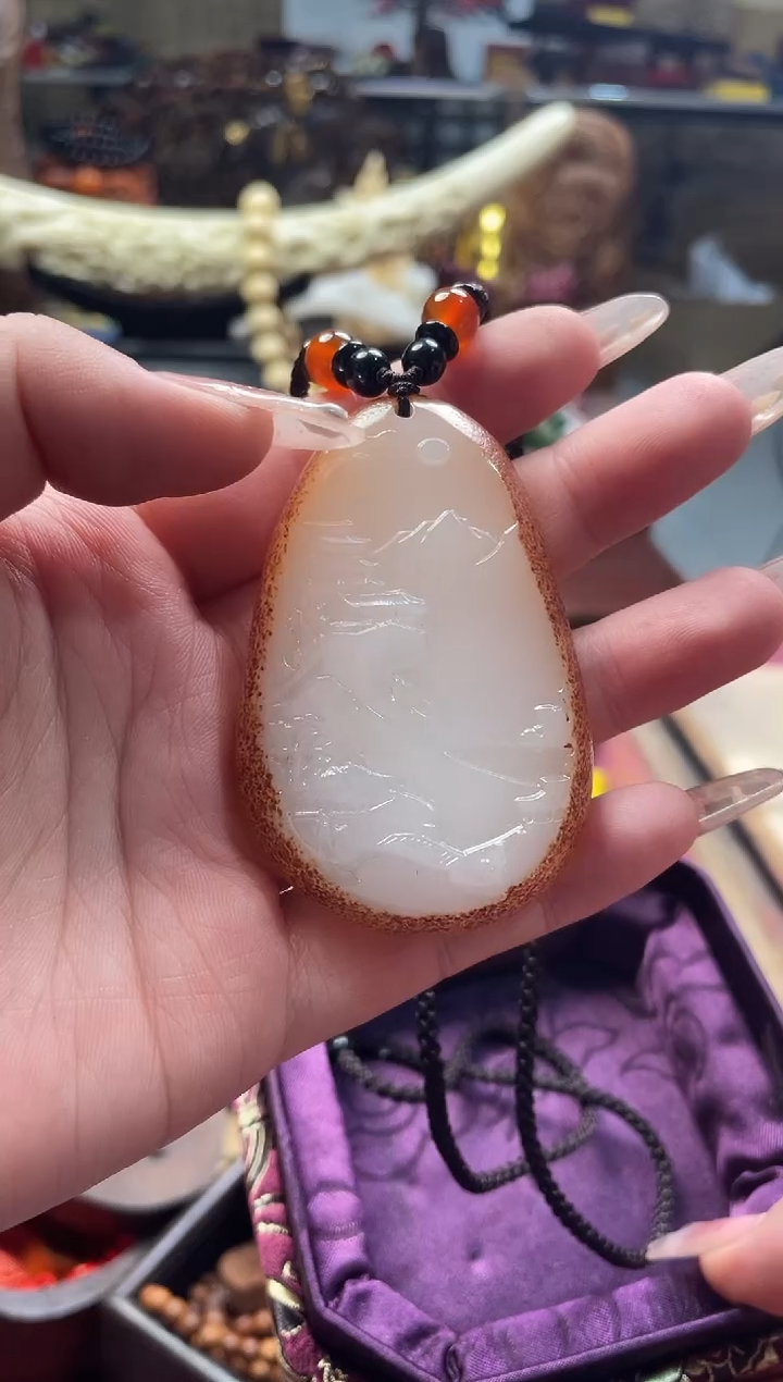 【闪购商品】和田玉把件未镶嵌和山水