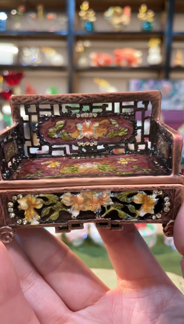 【闪购商品】精致珐琅彩首饰盒