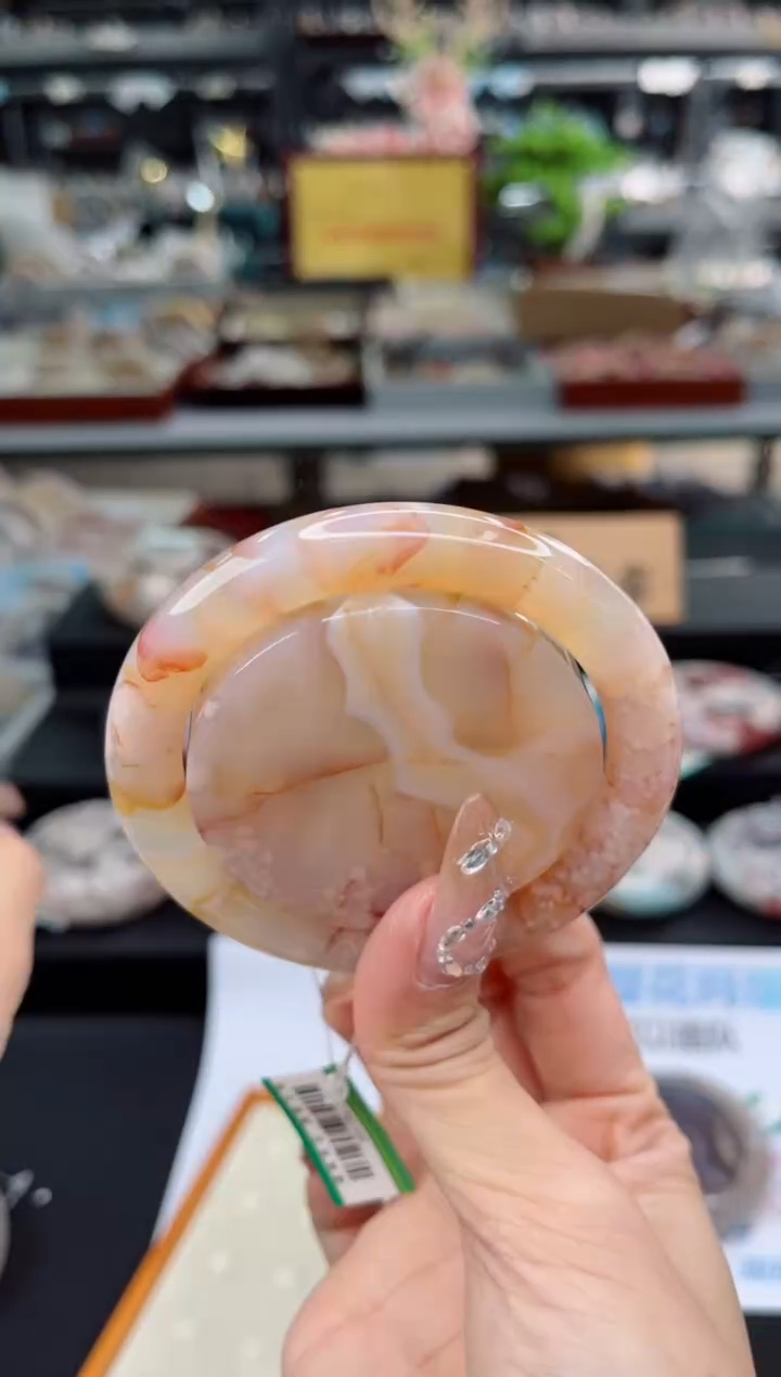 【闪购商品】石英质玉手镯未镶嵌58圈口（赠品镯心）6451264