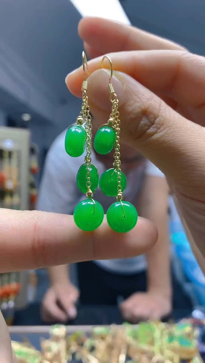 【闪购商品】玛瑙/玉髓耳饰合金55玛瑙饰品