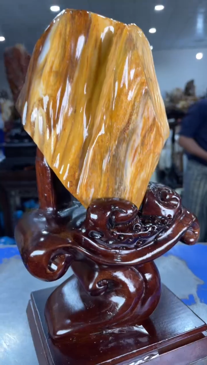 硅化玉摆件未镶嵌46