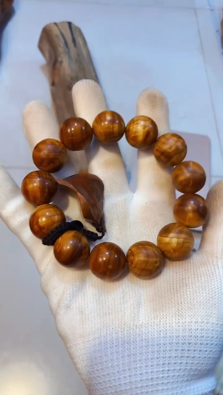 柏木（崖柏）66闪1.8单条北太行崖柏手把件手串