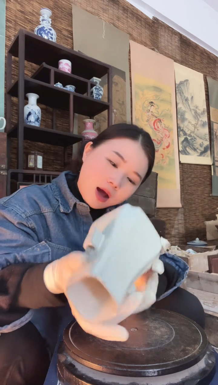 陶景德镇陶瓷摆件J457