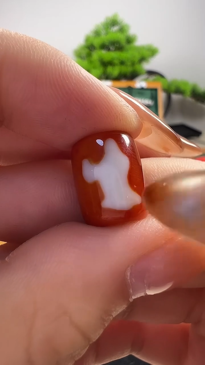 玛瑙/玉髓（覆膜）颈饰未镶嵌17（微瑕随机发货）