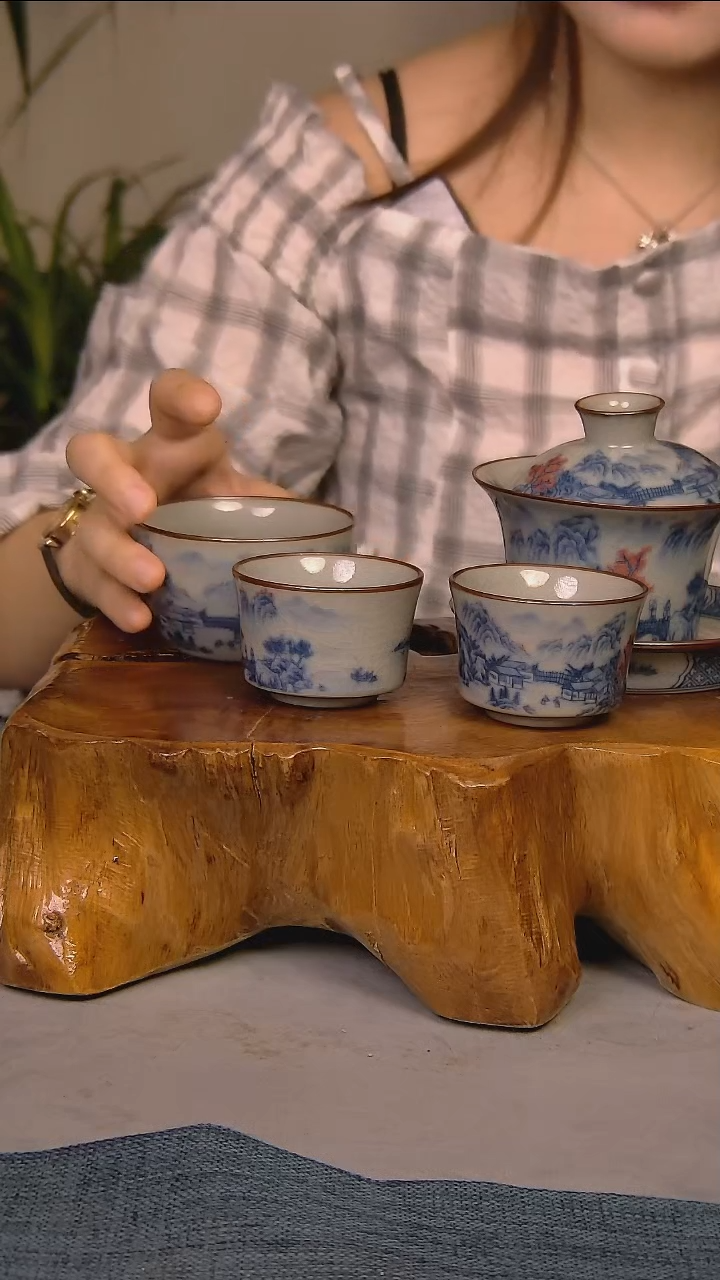 简装家用款4件套 陶瓷家用茶具系列