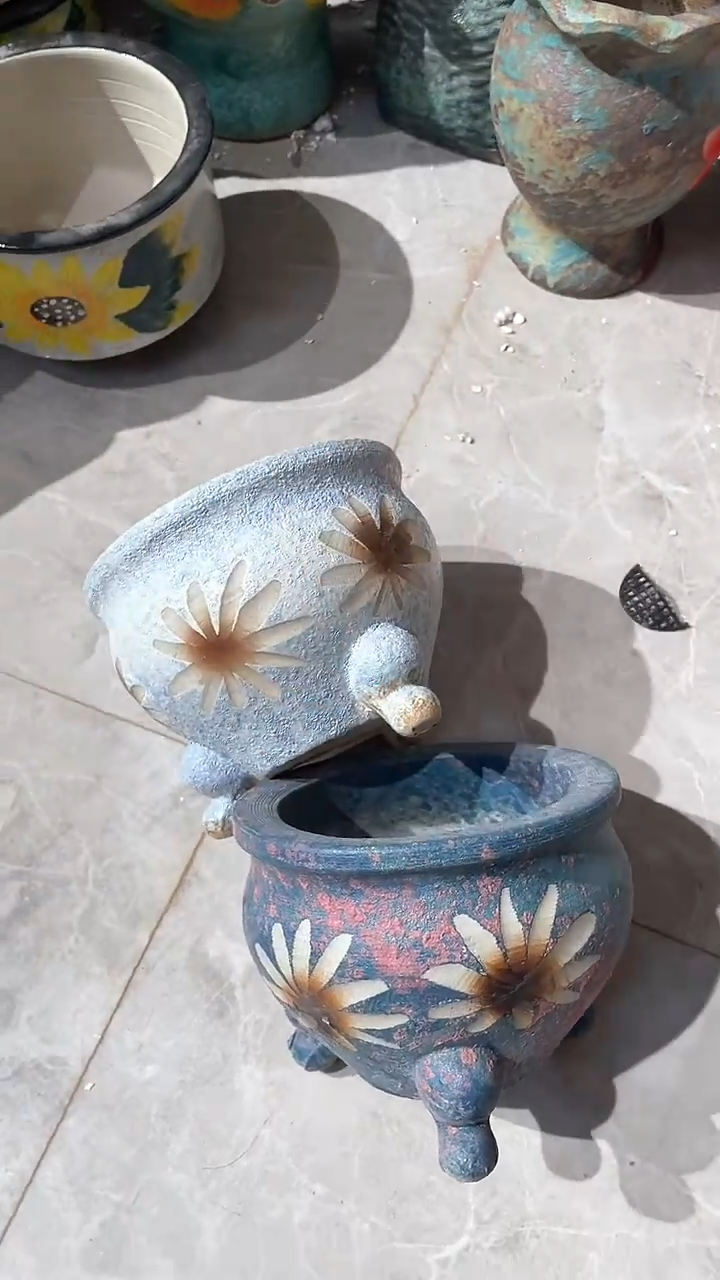 【闪购商品】摆件8-274口14高11     二个