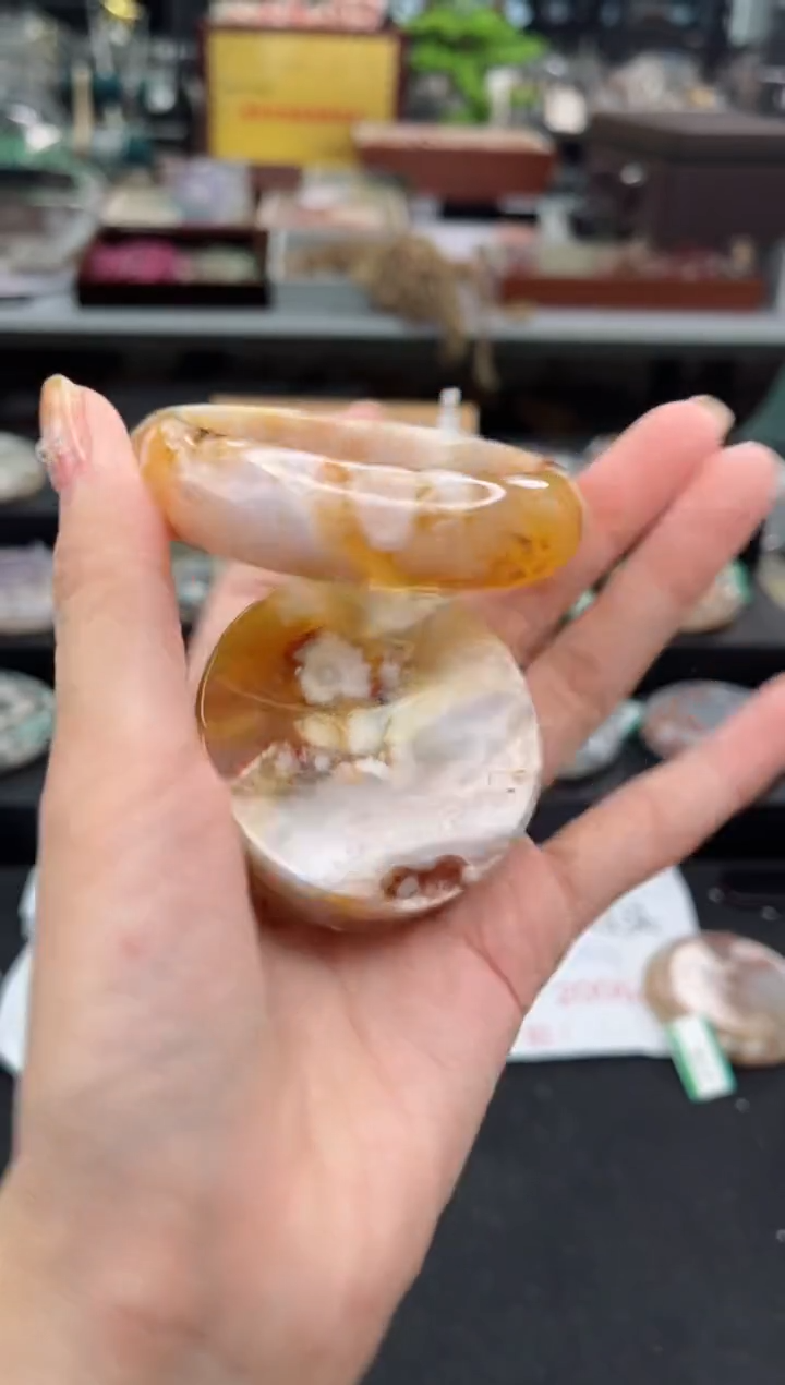 【闪购商品】石英质玉手镯未镶嵌55圈口（赠品镯心）6609149