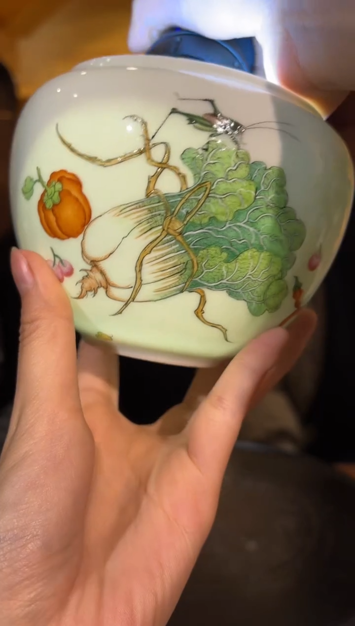 【闪购商品】摆件B71【人间瓷画】《廖志远》